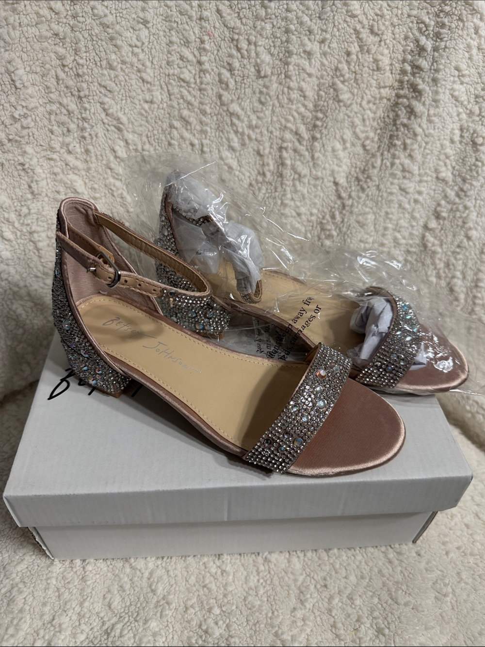 Betsey Johnson Mari Rhinestone Dress Sandal - Picture 2 of 4